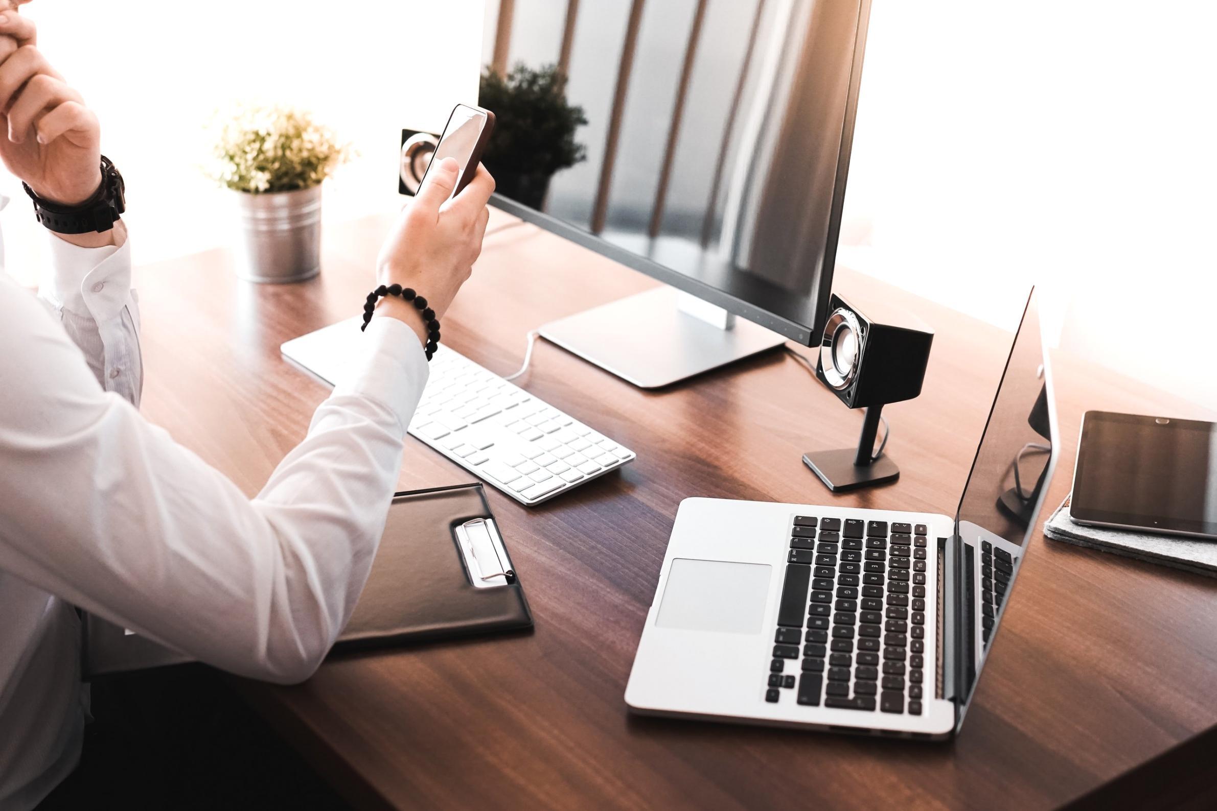 Espacio profesional preparado para consultoría empresarial